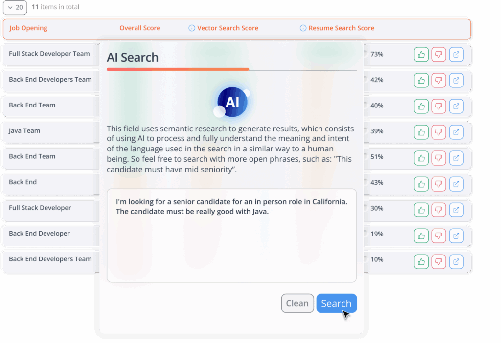 Avenue Expand’s AI-native matching and Turbo Search analyzes resumes, skills, and job requirements in seconds—directly within your Talent Pool